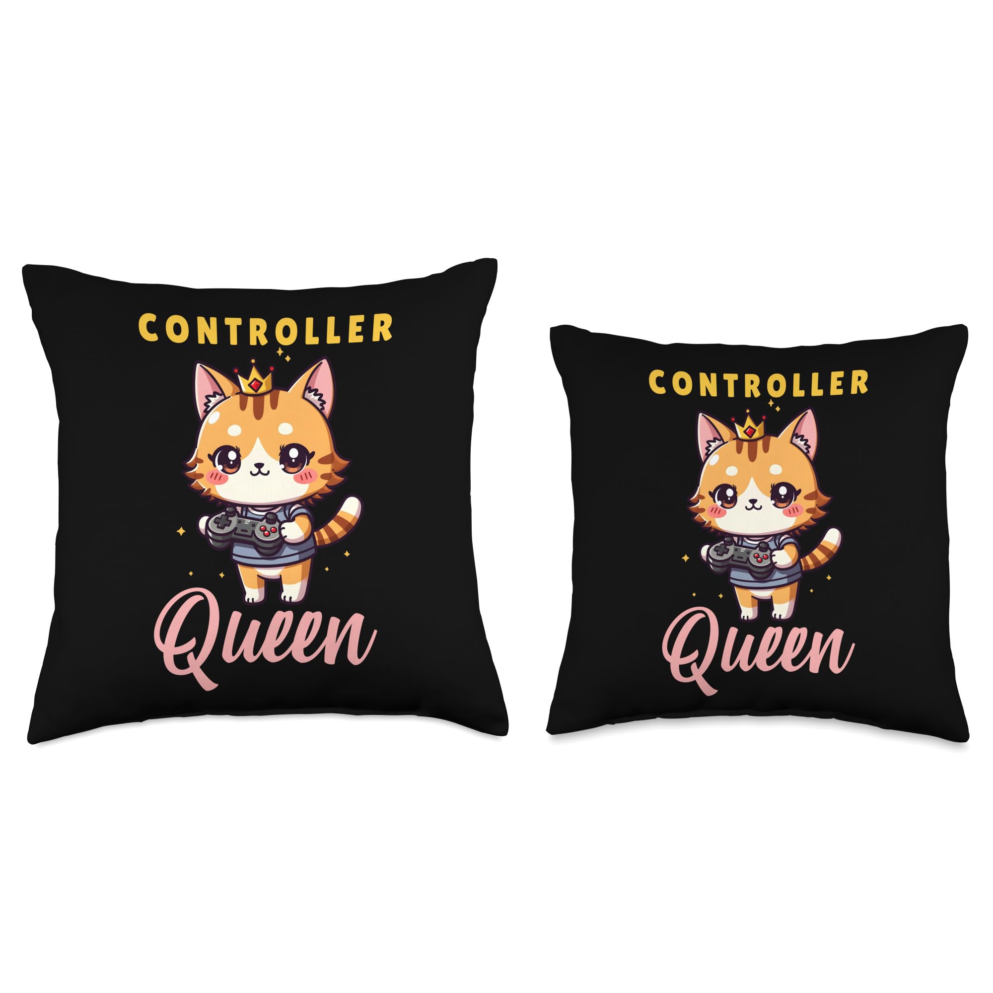 Controller Queen Gaming Girl Tee - Kawaii Anime Gamer T-Shirt with Gamepad Design - Perfect for Cosplay, Gaming Events & Anime Conventions