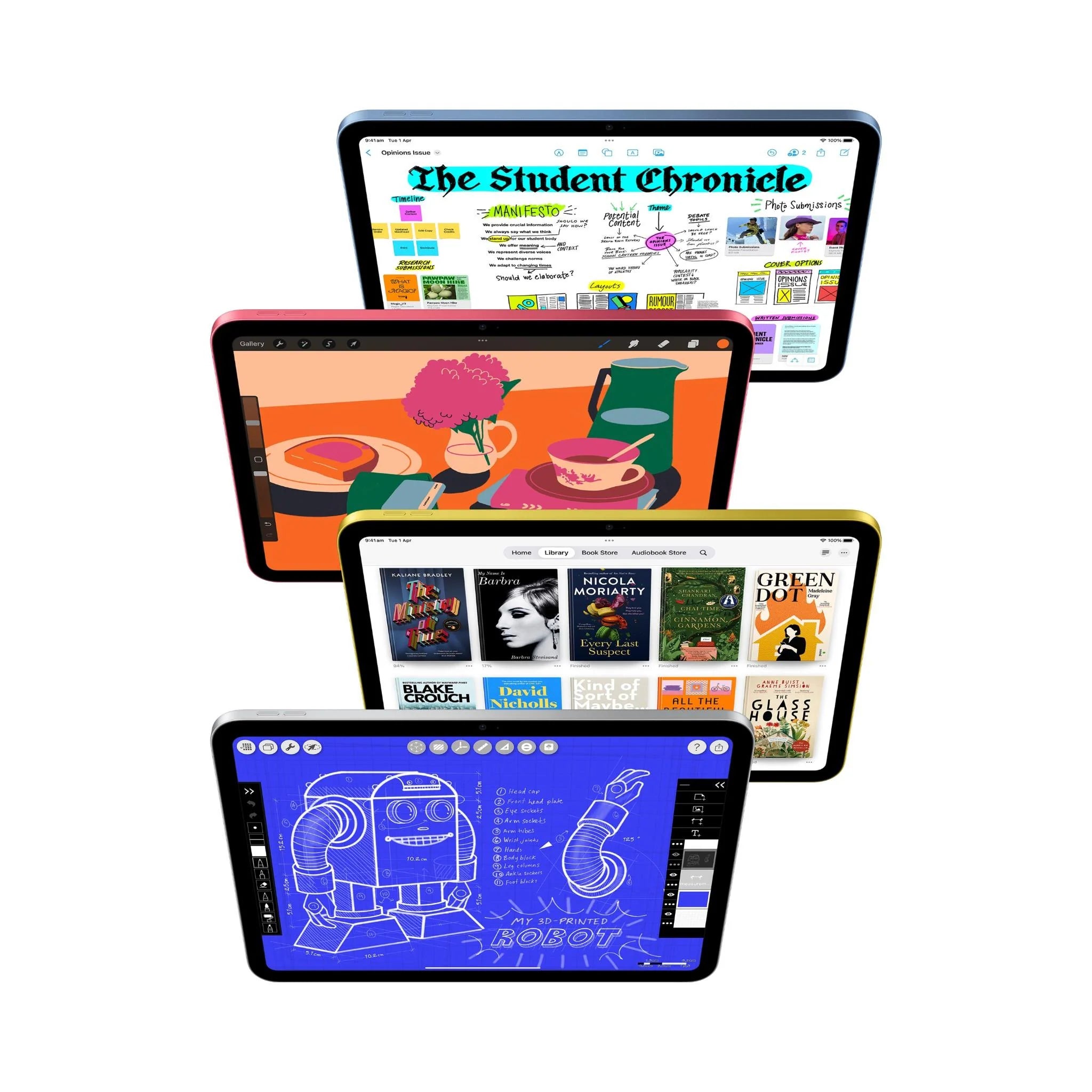 Apple iPad 11-inch (2023 Model) with A16 Bionic Chip - Brand New Tablet for Work, Study & Entertainment | Fast Performance, Stunning Display | Perfect for Remote Work, Online Classes & Streaming