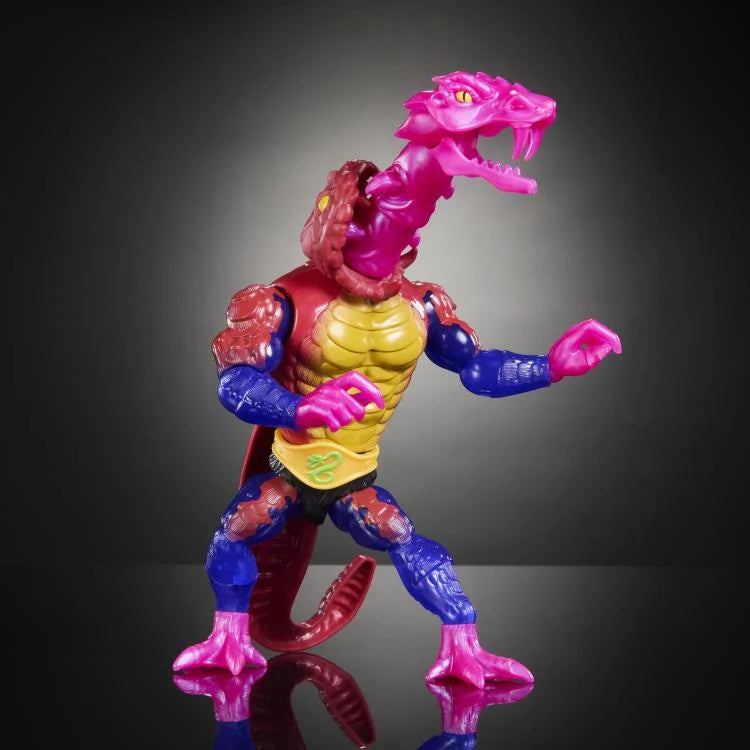 Masters of the Universe Origins Turtles of Grayskull Rattlor Action Figure - Vintage MOTU Collectible Toy for Display & Play