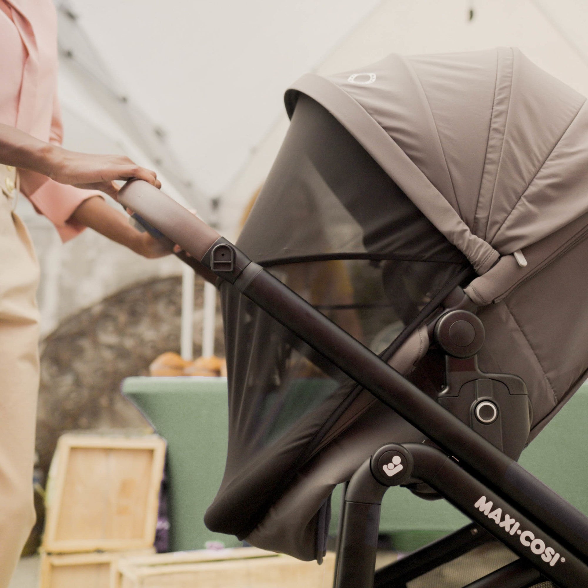 Maxi Cosi Tayla Max Modular Stroller - Lightweight Compact Travel Stroller with Adjustable Seat & Sun Canopy | Perfect for City Walks, Air Travel & Everyday Use