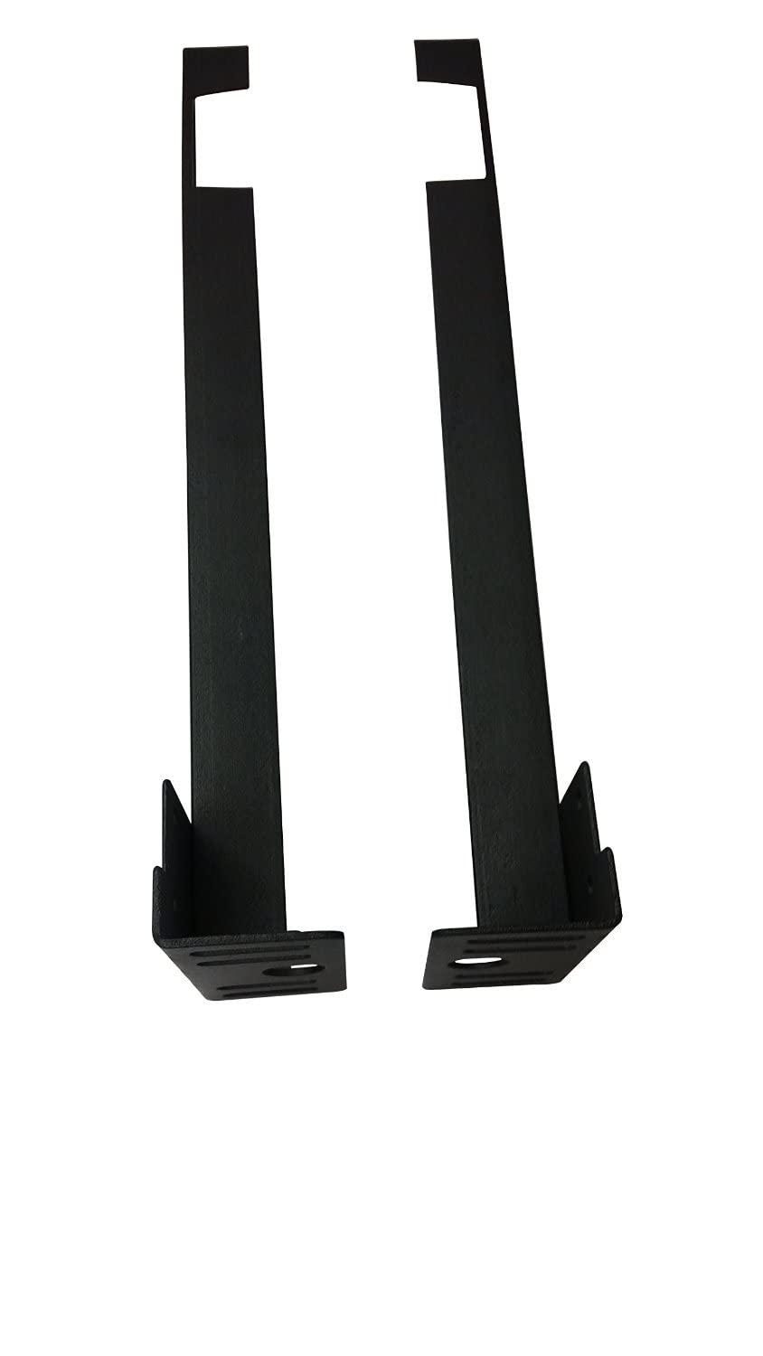 KB Designs Bed Frame Footboard Extension Brackets - Heavy Duty Metal Support for Twin, Full, Queen & King Size Beds - 2 Pack with Installation Hardware - Perfect for Bed Frame Repair and Reinforcement