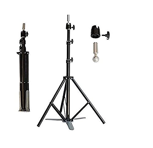 OMEY Adjustable Tripod Stand Holder for Hairdresser Mannequin - Salon Styling Head Holder with Height Adjustment - Perfect for Salon Training, Wig Display & Hairstyling Practice