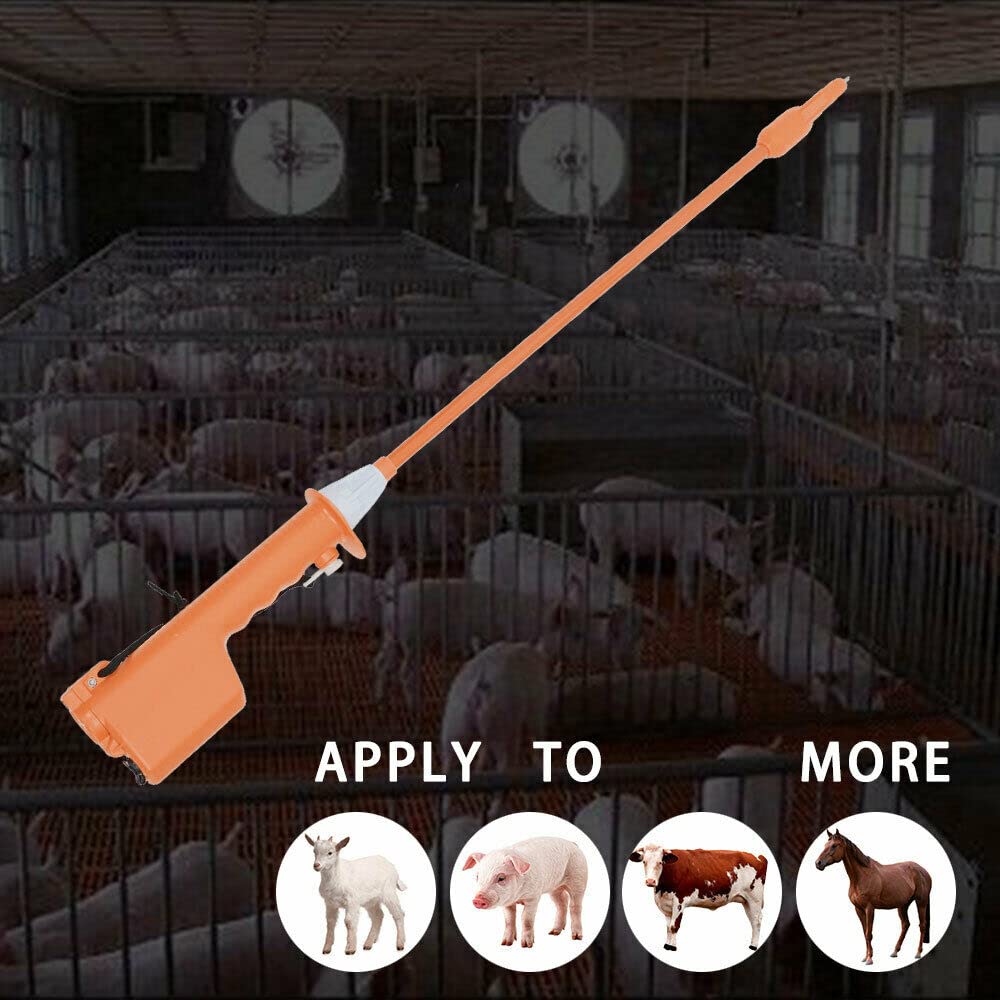 Rechargeable Electric Animal Prod 8000-10000V - Livestock Shock Stick for Pigs, Cattle & Farm Animals - Safe Handheld Shock Prodder with Battery - Perfect for Herding, Training & Farm Management