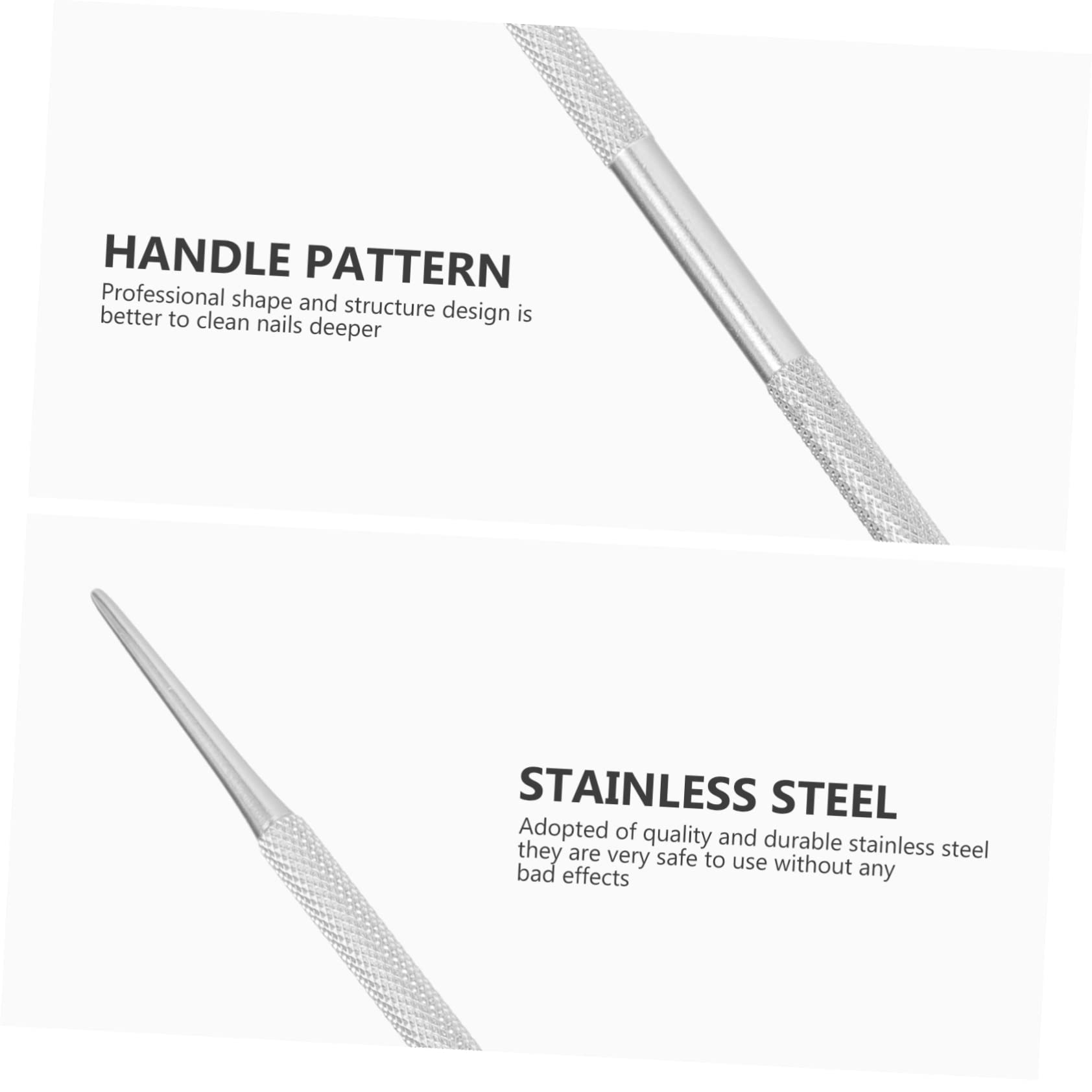 Ergonomic Nail Cleaning Tools 6pcs - Ingrown Nail Care for Salon & Home Use