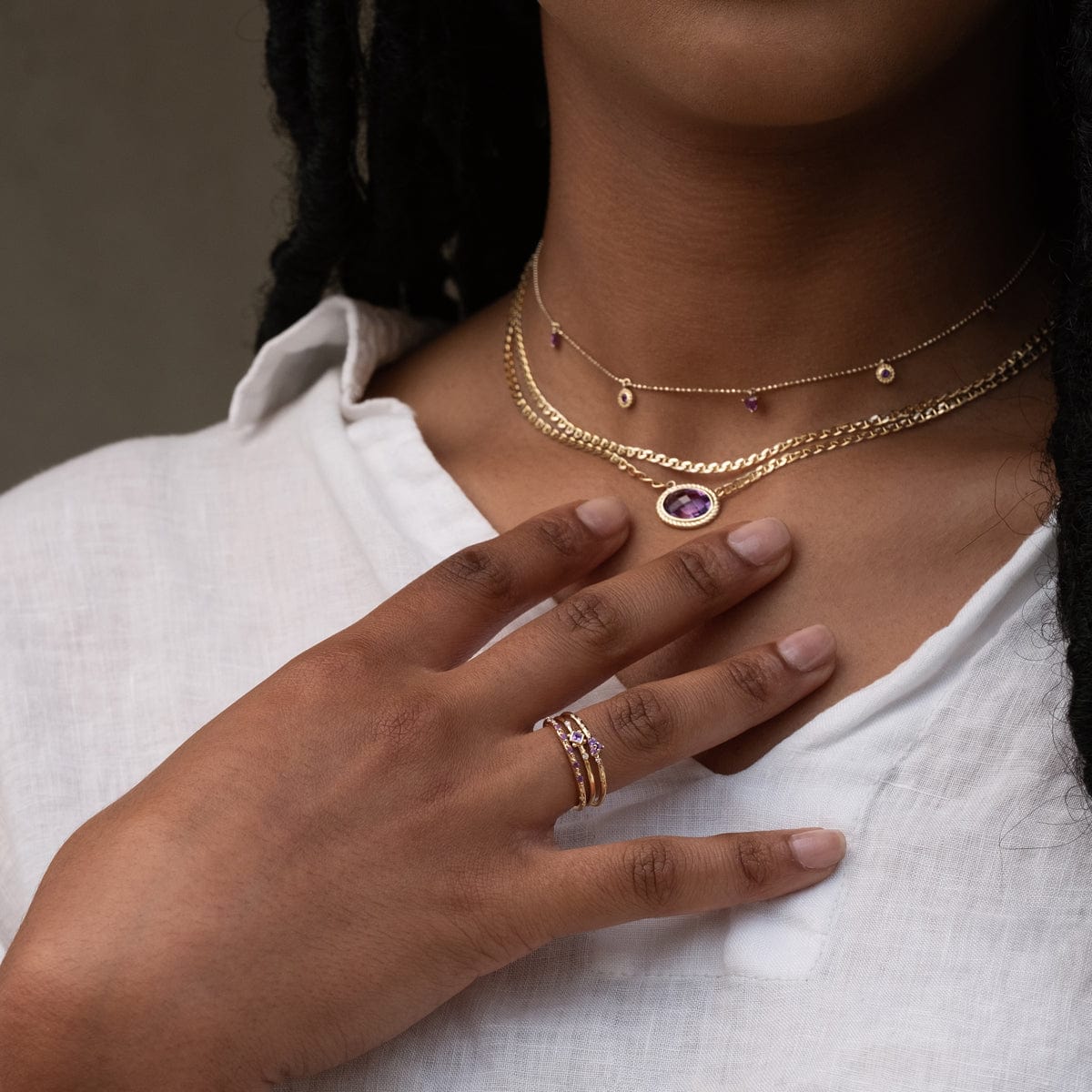 Sicily Chain Necklace - Dainty Gold & Silver Layered Necklace for Women, Trendy Minimalist Jewelry Gift for Her - Perfect for Everyday Wear, Date Nights & Special Occasions