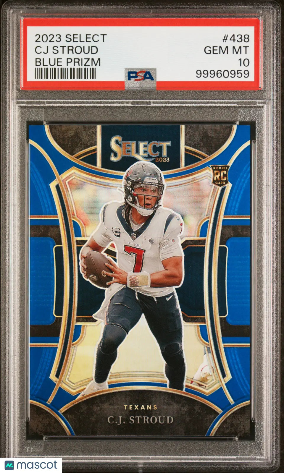 2023 Panini Select Football CJ Stroud Rookie Card Blue Prizm PSA 10 Gem Mint /99 - Rare Collectible for NFL Fans & Sports Memorabilia Enthusiasts (Perfect for Display, Investment or Gifting)