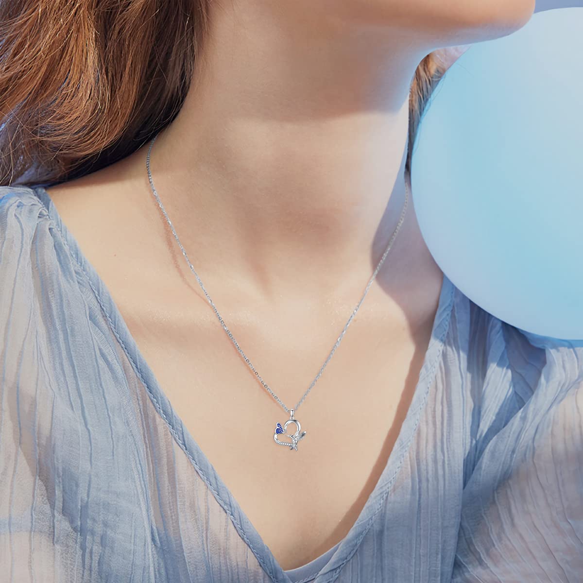 925 Sterling Silver Animal Pendant Necklace - Frog, Hummingbird, Butterfly, Bee, Cat, Elephant, Bunny & Sea Turtle Charms | Elegant Jewelry Gift for Women, Mother, Sister & Friends | Perfect for Birthdays, Anniversaries & Special Occasions
