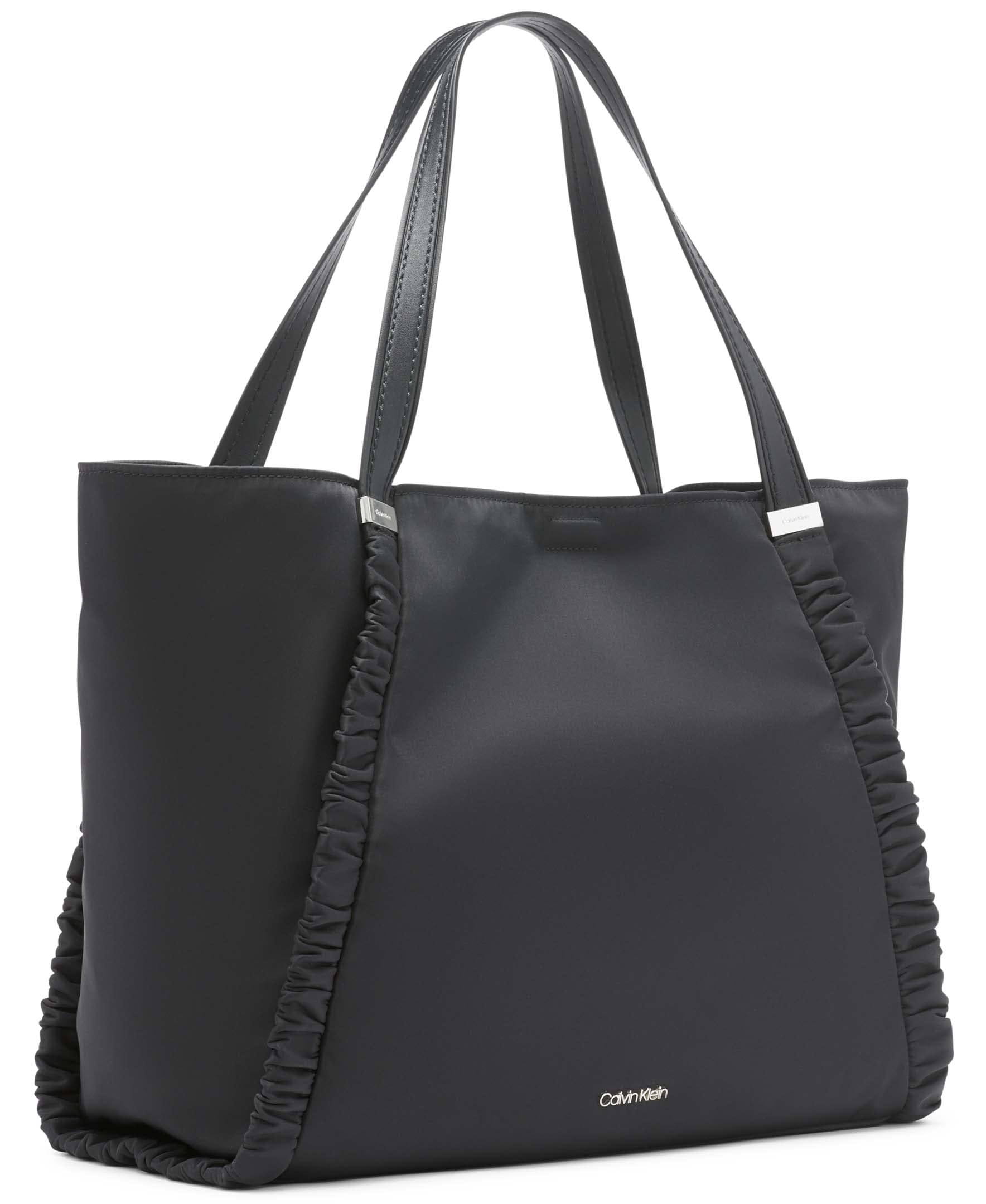 Calvin Klein Luna Large Organizational Tote Bag for Women - Spacious Work Tote with Multiple Pockets - Perfect for Office, Travel & Everyday Use