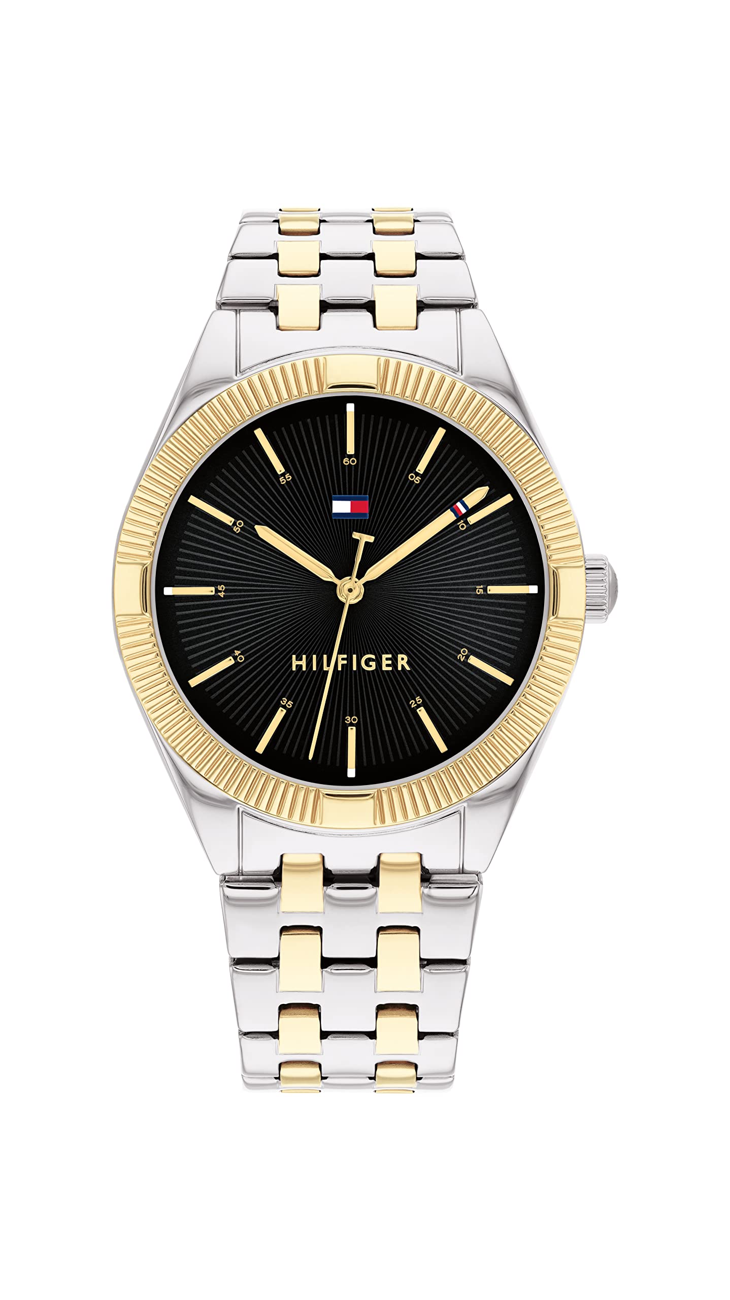 Tommy Hilfiger Women's Two-Tone Stainless Steel Watch with Link Bracelet - Rose Gold & Silver (Model 1782549) | Elegant Dress Watch for Business, Office & Formal Occasions