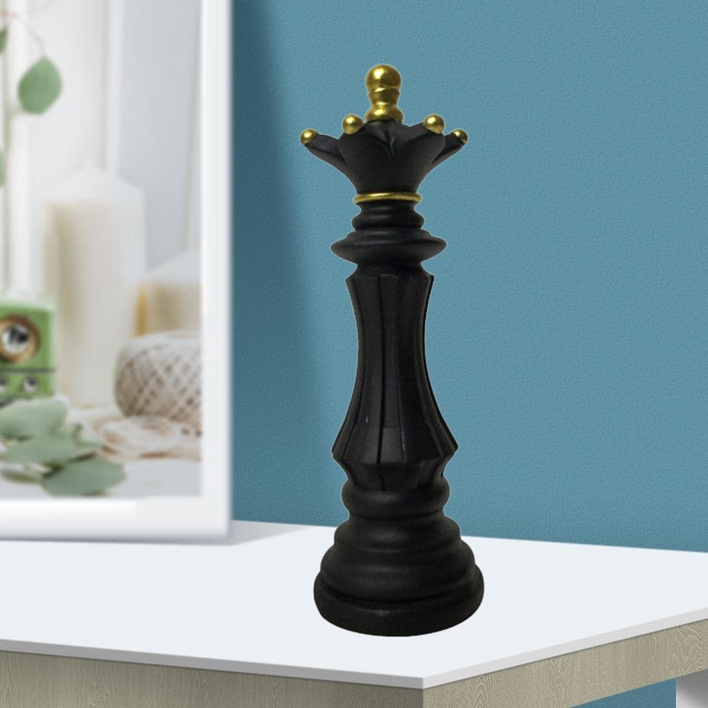 Artistic Chess Pieces Set - Handcrafted Sculpture Chessmen for Board Games, Unique Ornament Statue for Home Decor, Perfect Gift for Chess Enthusiasts and Collectors