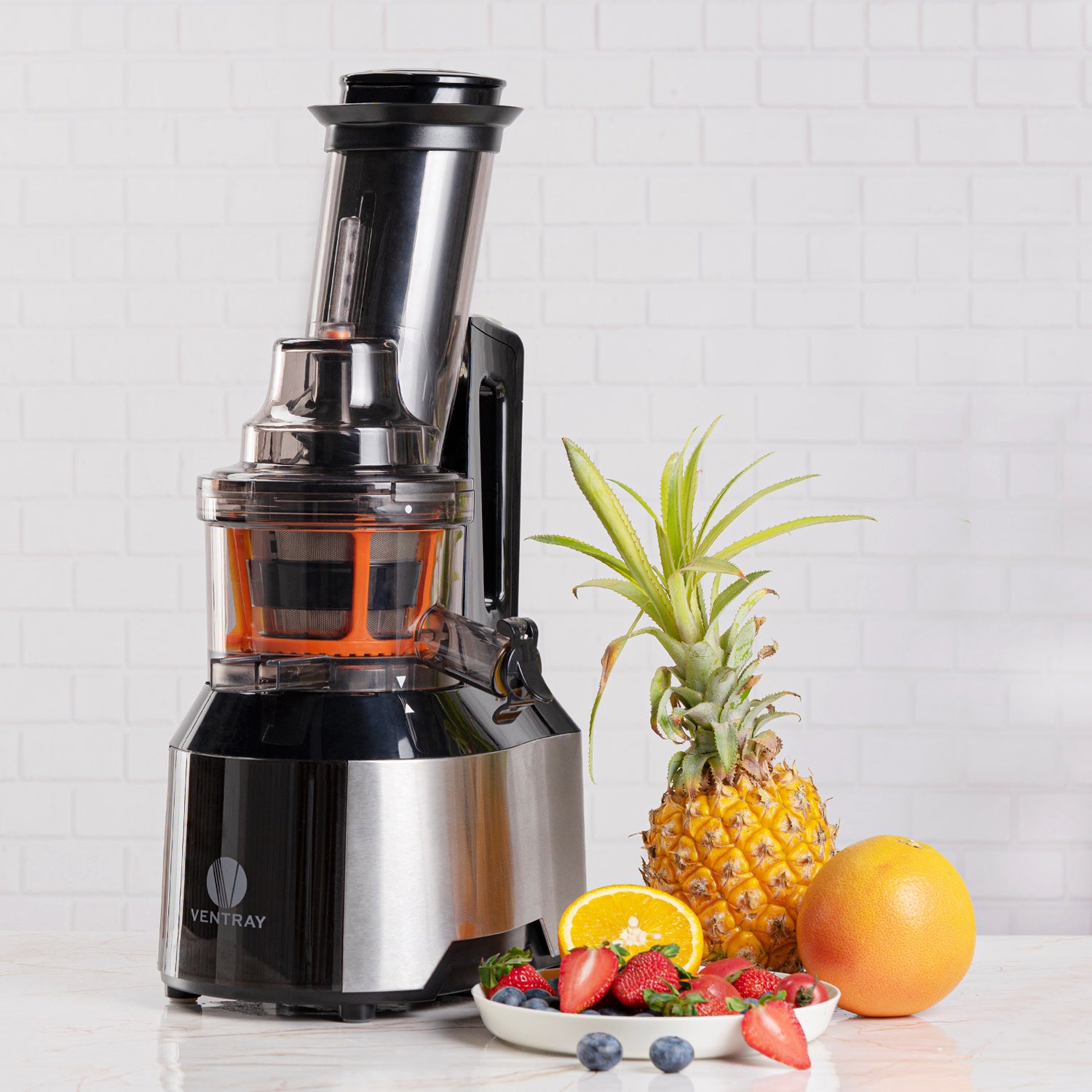 Ventray Slant Pusher - Premium Kitchen Tool for Effortless Food Pushing & Scraping - Perfect for Cooking, Baking & Meal Prep