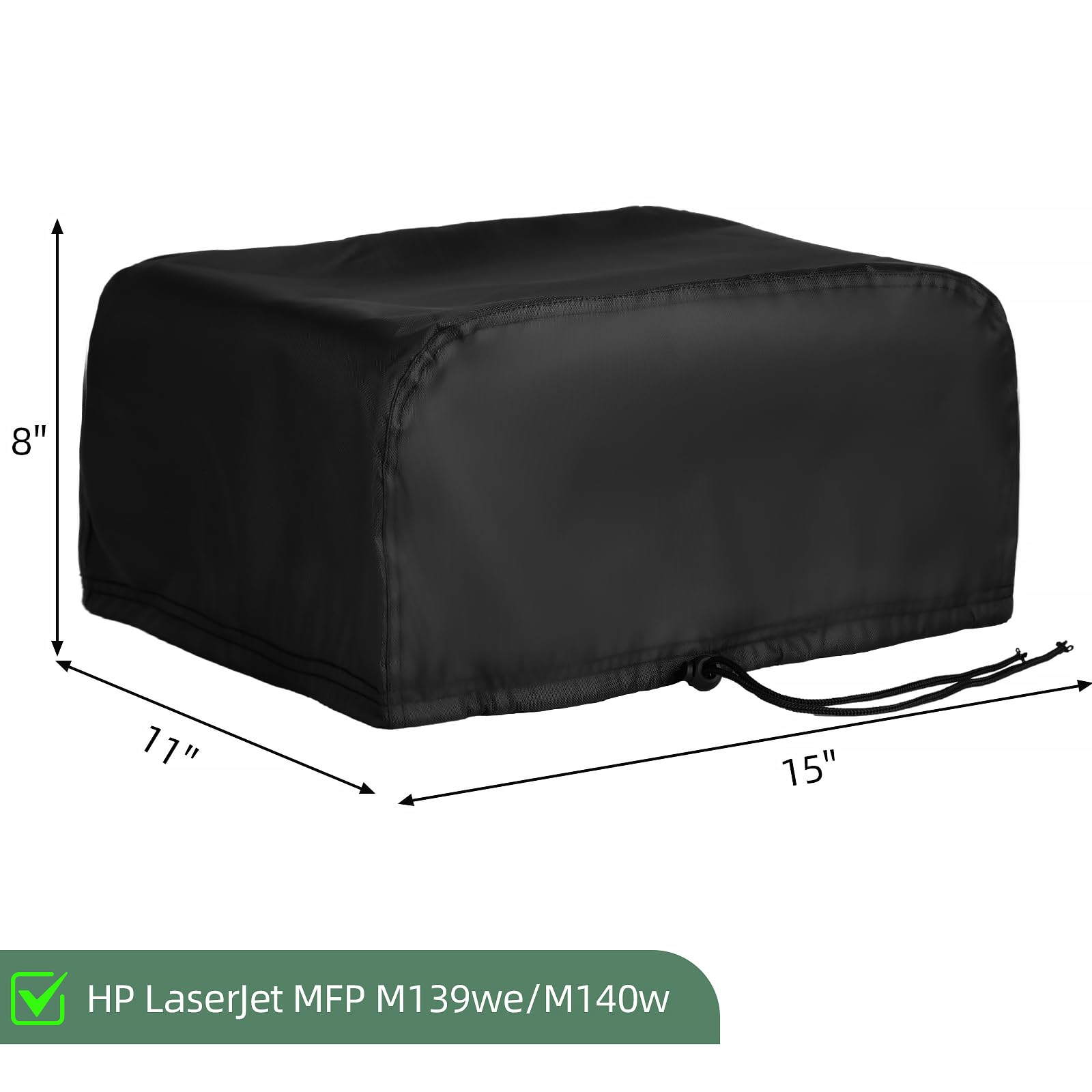 Waterproof Printer Dust Cover Compatible with HP LaserJet MFP M139we/M140w - 15 x 11 x 8 Inch - Protect Your Printer from Dust & Spills for Home & Office Use