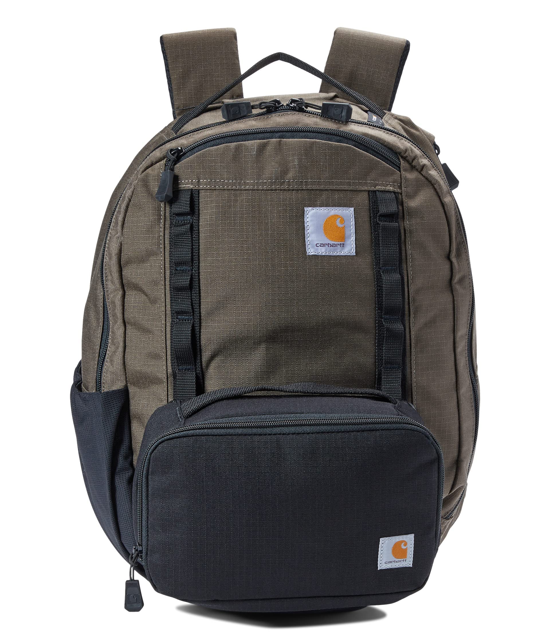 Carhartt 20L Cargo Series Daypack Backpack with 3 Can Cooler - Durable Work Backpack for Men & Women - Perfect for Construction, Hiking, Camping and Outdoor Adventures