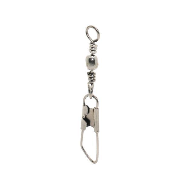 Mustad Barrel Swivels with Safety Snap - Premium Fishing Swivels for Saltwater & Freshwater - Strong & Corrosion-Resistant for Bass, Trout & Saltwater Fishing