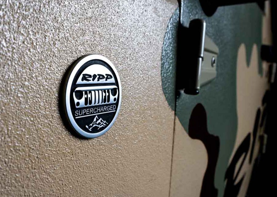 RIPP Rated Emblem - Premium Quality Metal Badge for Jackets, Vests & Bags | Durable Outdoor & Military Style Accessories for Motorcycle Riders, Tactical Gear & Fashion Enthusiasts
