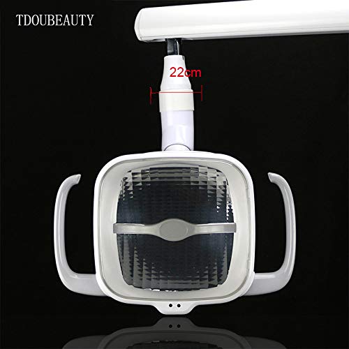 15W LED Surgical Medical Exam Light - Ceiling Mount/Wall Hanging/Stand Type Dental Surgery Auxiliary Light with Super Bright Reflection, Manual & Sensor Switch (22mm) - Perfect for Oral Procedures, Operating Rooms, and Medical Clinics