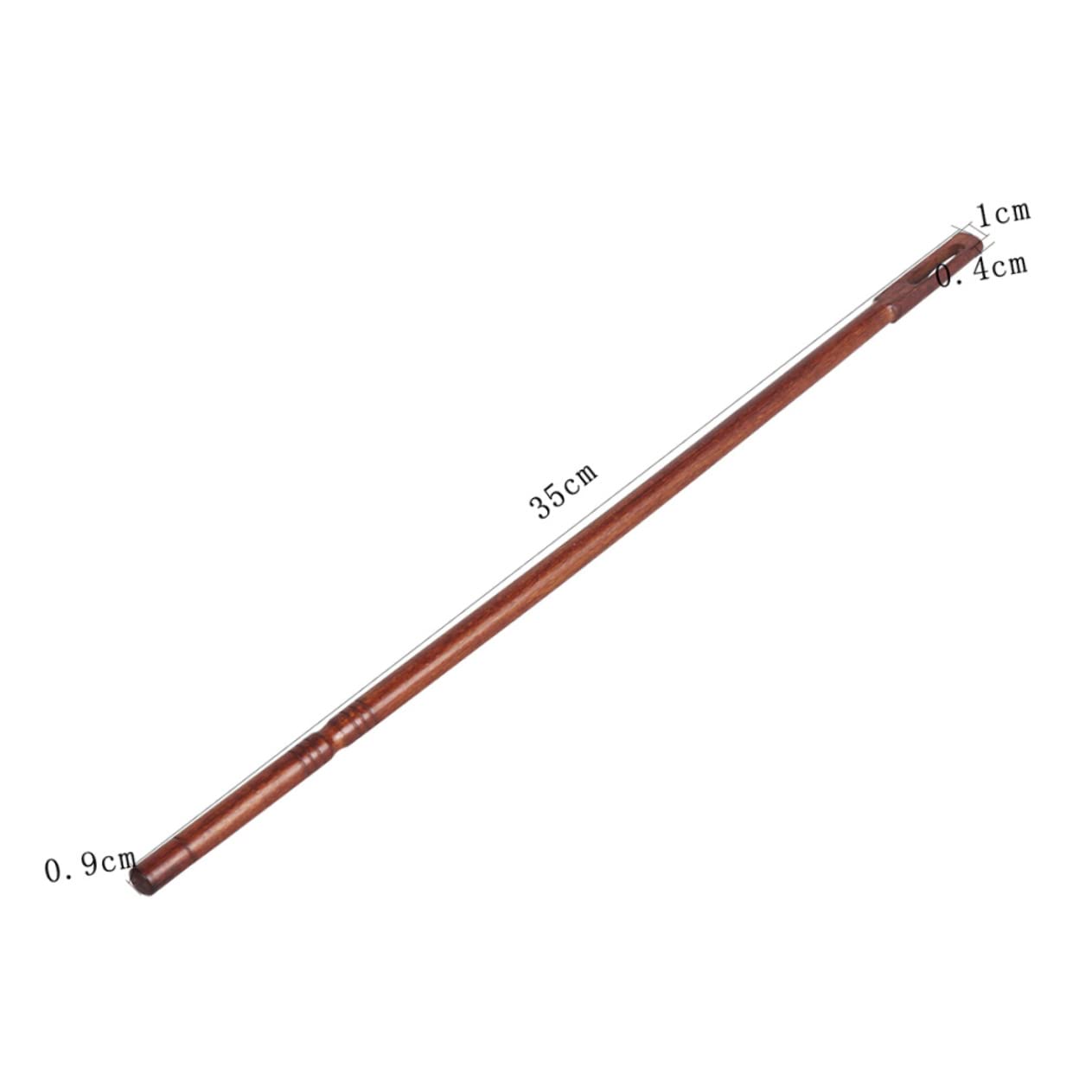 Premium Saxophone & Clarinet Cleaning Swab - Solid Red Wood Flute Cleaner for Woodwind Instruments | Perfect for Professional Musicians & Students