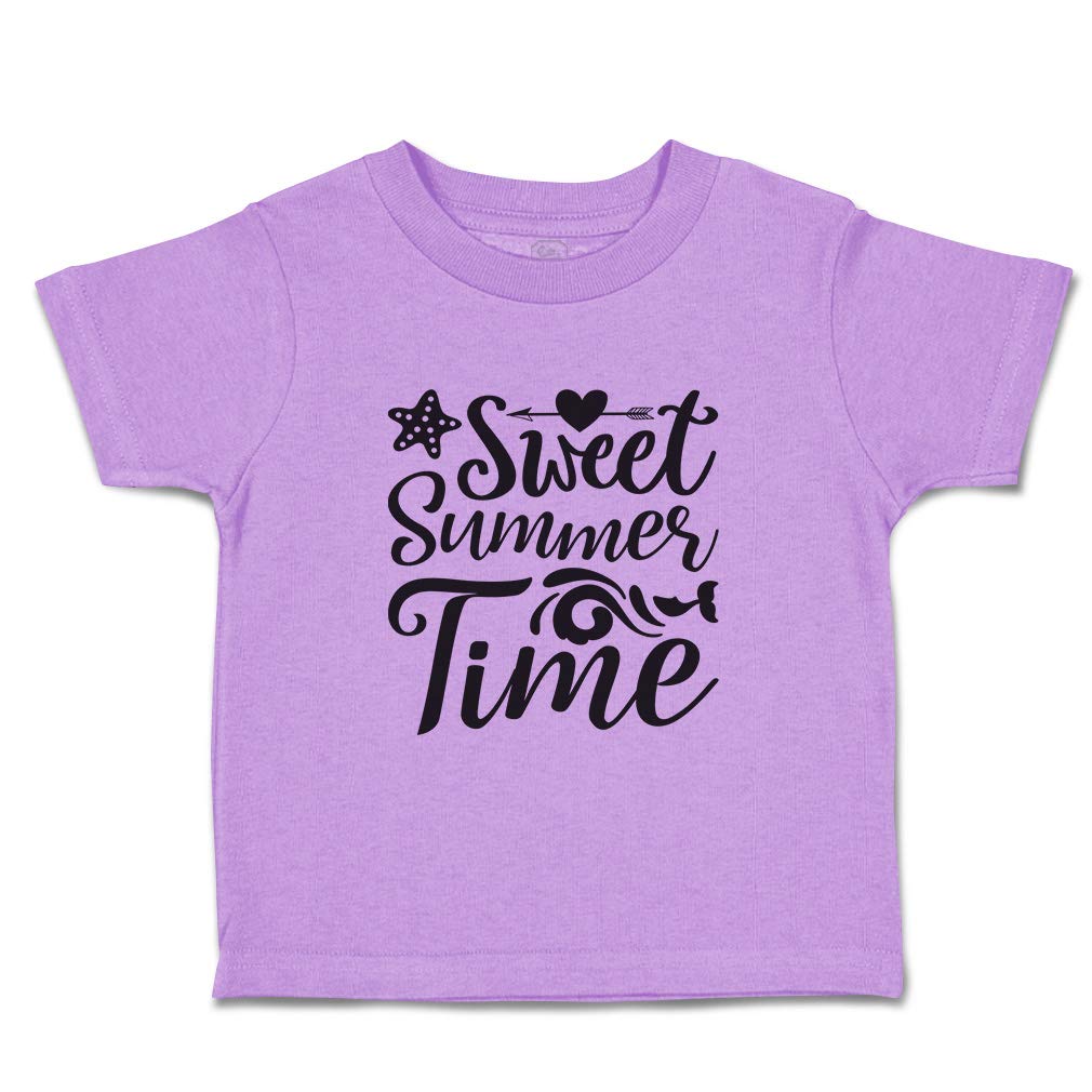 Easter Bunny Toddler T-Shirt - Sweet Summer Time Cotton Tee for Boys & Girls (2T) - Adorable Lavender Design for Easter Outfits & Spring Photoshoots