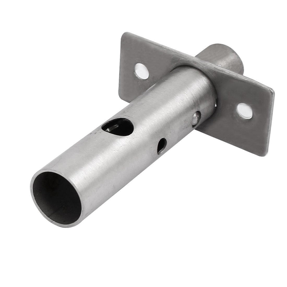 IIVVERR 61mm Fireproof Door Concealed Lock - Silver Metal Hidden Latch with Keys for Home Security & Safety | Ideal for Fire Doors, Bedrooms, Offices & Commercial Buildings