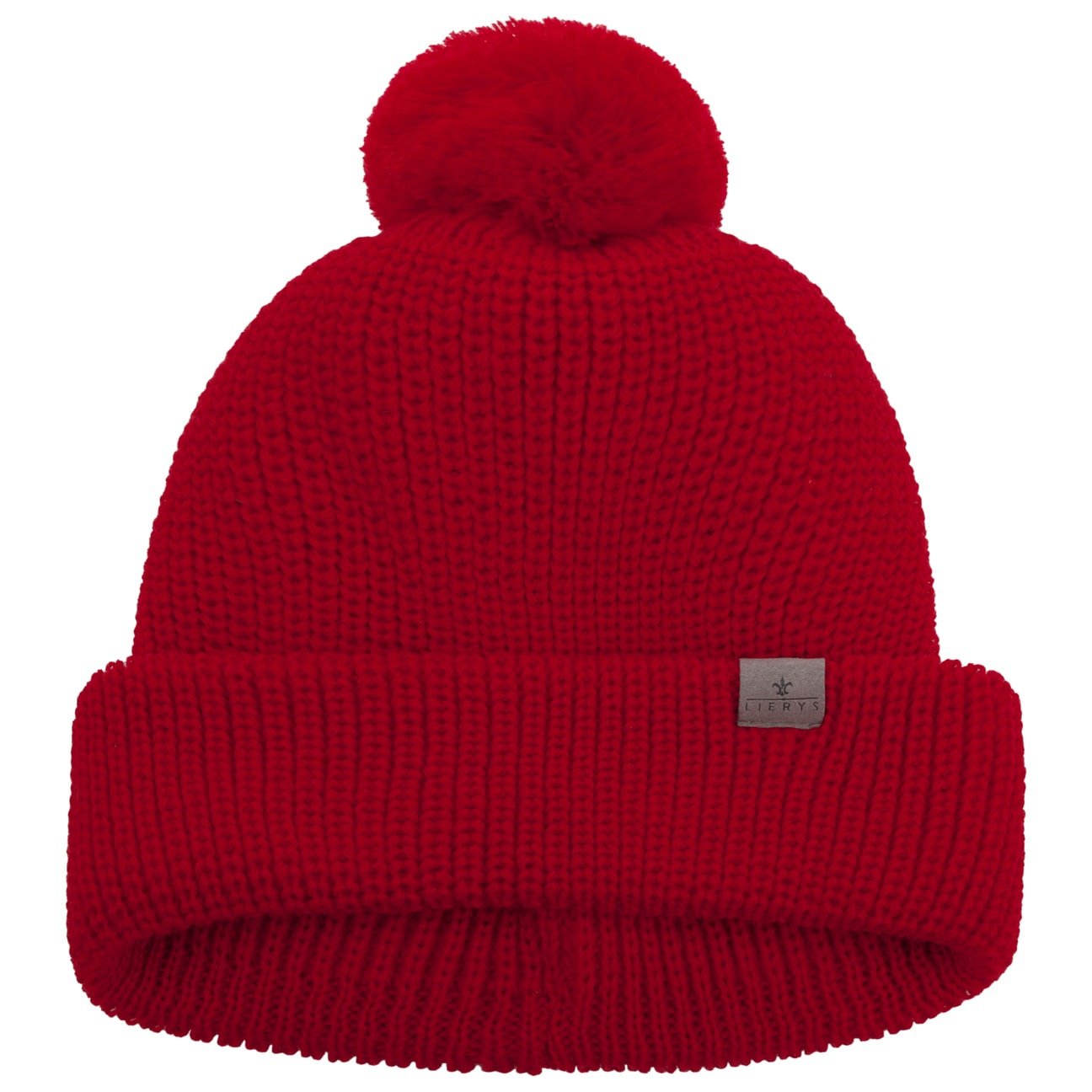 Lierys Knit Bobble Hat - Warm Winter Beanie for Men & Women - Cozy Cable Knit Pom Pom Hat for Cold Weather - Perfect for Skiing, Snowboarding & Outdoor Activities