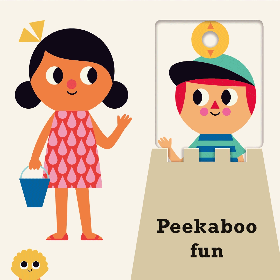 Peekaboo Sun Board Book by Ingela P. Arrhenius - Interactive Baby Book for Early Learning & Sensory Play | Perfect for Nursery, Toddler Storytime & Gift Giving
