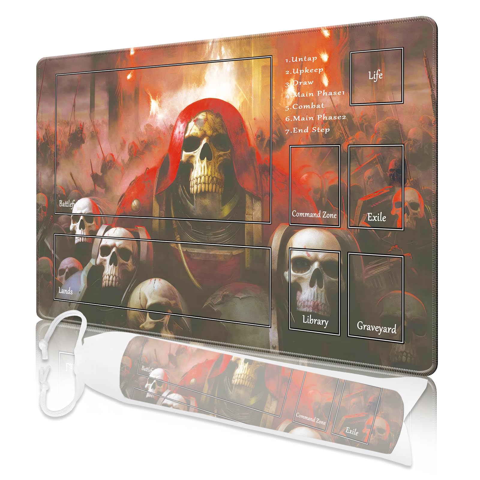 Premium MTG Playmat with Zones - 24
