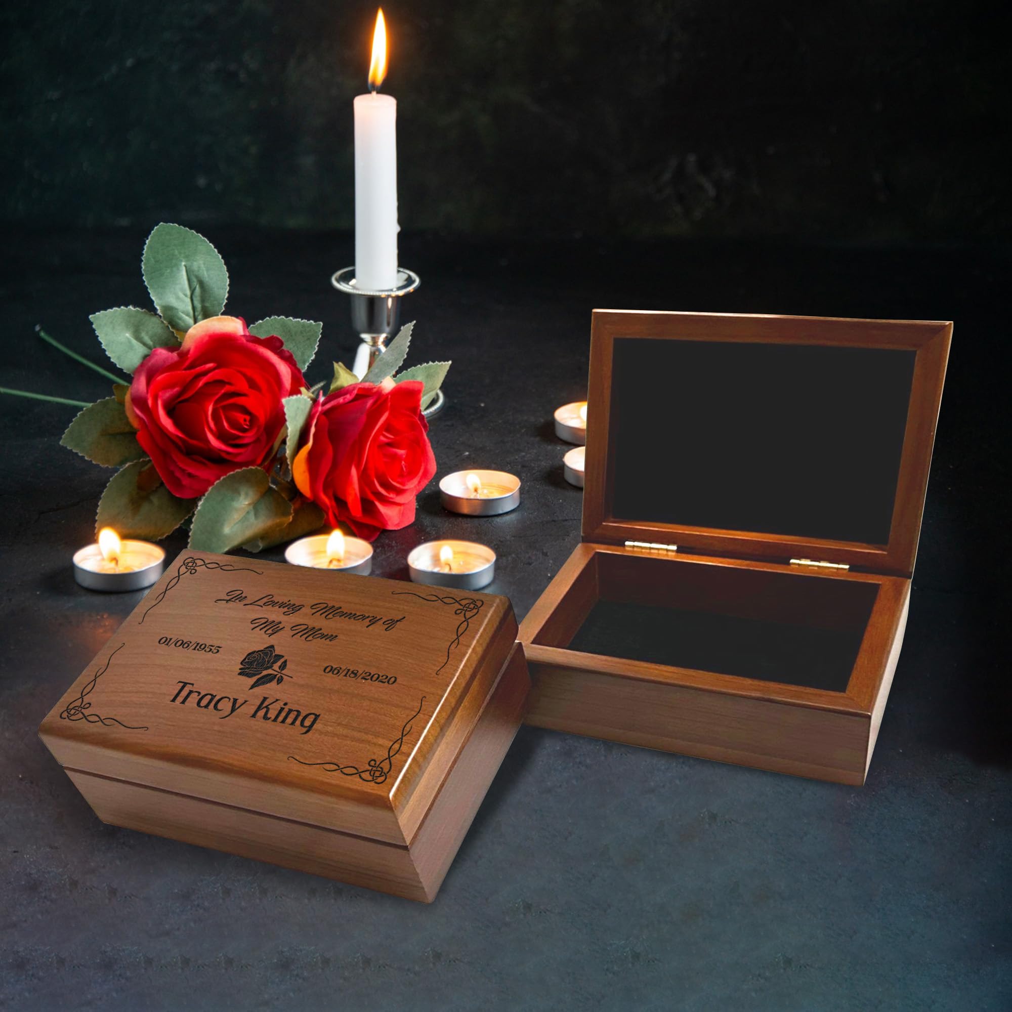 Memorial Gift Box for Mom - Sympathy Keepsake to Honor Mother's Memory | Thoughtful Bereavement Gift for Loss of Mother | Perfect for Remembrance Ceremonies, Memorial Services & Cherishing Precious Moments