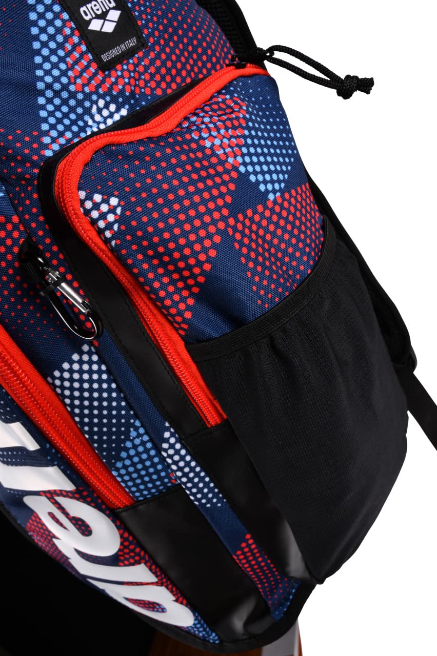 Arena Team Sports Backpack 45L for Men & Women - Cheetah Print Design - Durable Gym Bag for Basketball, Soccer, Volleyball & Travel