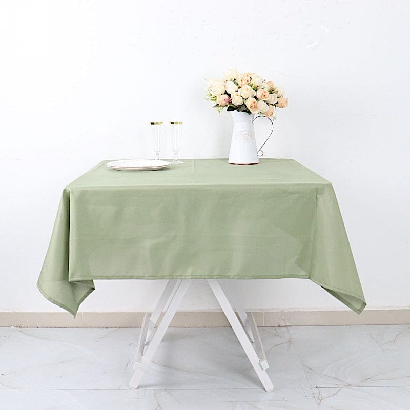 54 x 54 Inch Premium Polyester Square Tablecloth - Waterproof & Wrinkle-Resistant - Perfect for Dining Tables, Parties, and Special Events