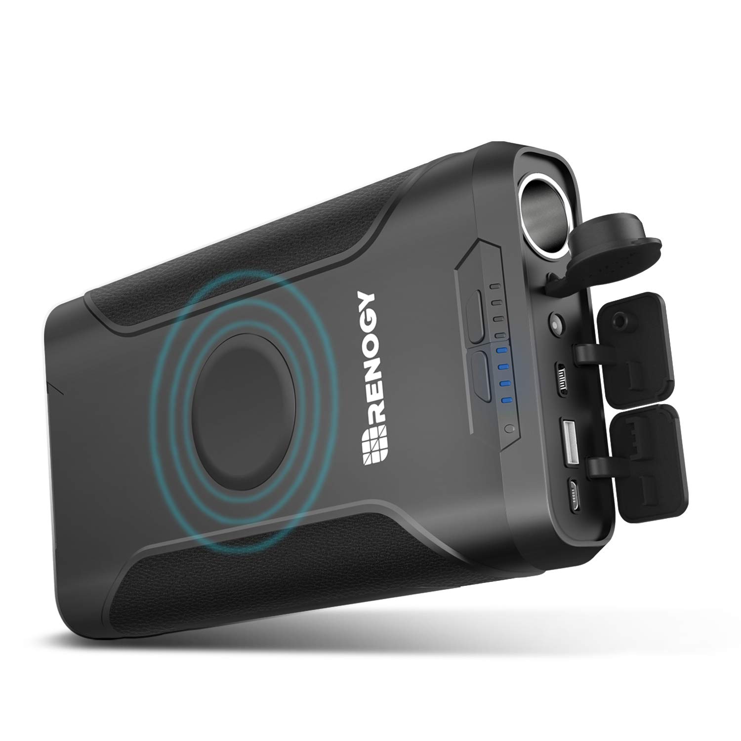Renogy 72000mAh 266Wh 12V Portable Power Station with 60W PD Fast Charging | High Capacity CPAP Battery for Camping, RV, Outdoor Adventures | USB-C, DC, Wireless Charging & Built-in Flashlight | Emergency Power Backup for Home & Travel