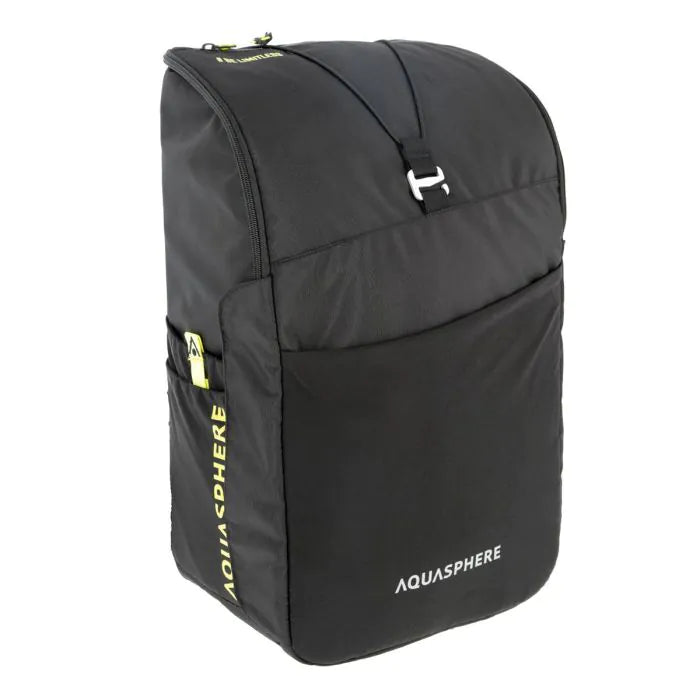 Aqua Sphere Transition Backpack - Waterproof Swim Bag for Triathlon & Swim Training | Black & Bright Yellow | Perfect for Pool, Gym & Travel Accessories
