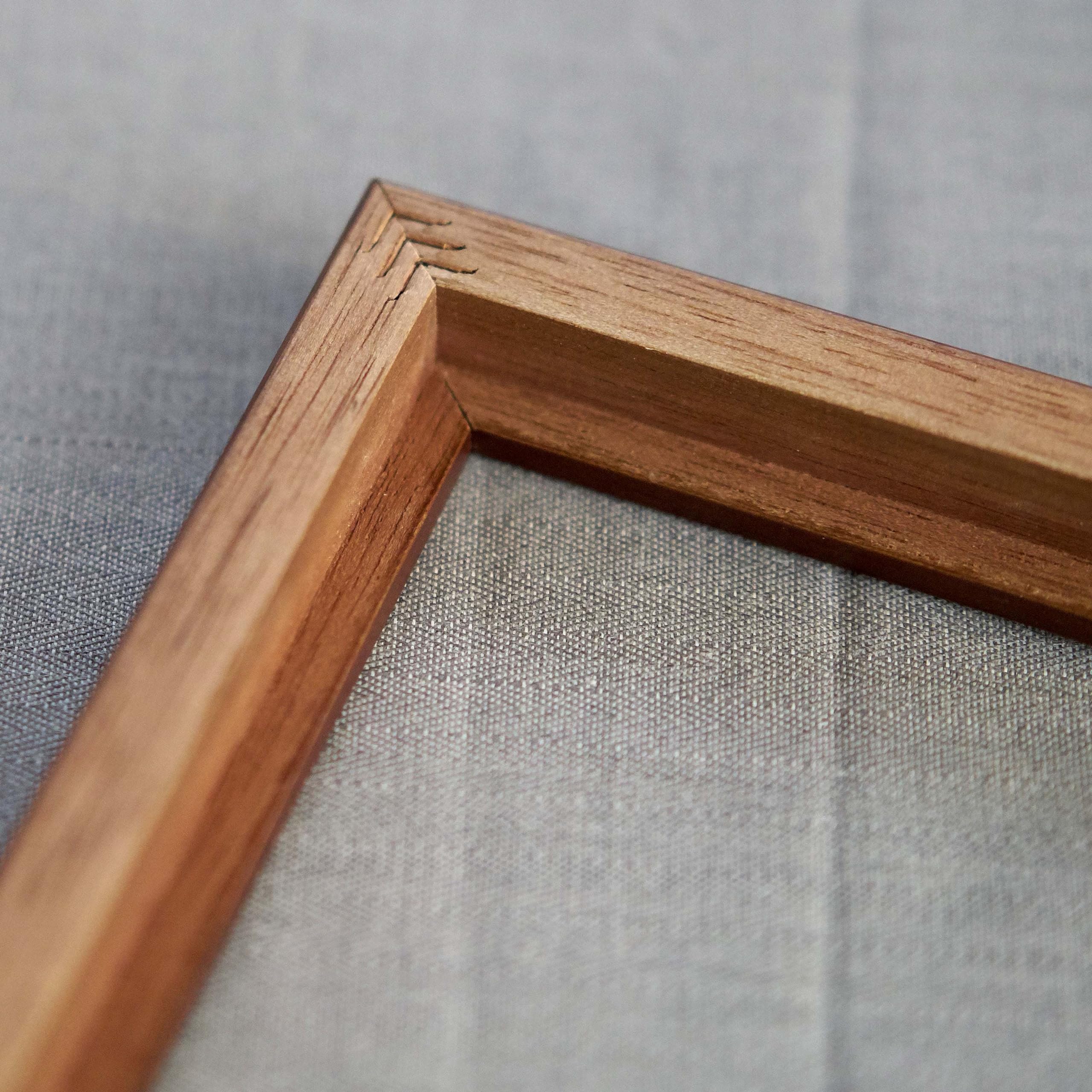 CountryArtHouse 41x24 Inch Solid Mahogany Wood Picture Frame with UV Acrylic Plexiglass - Acid Free Foam Backing & Hanging Hardware Included - Perfect for Home Decor, Gallery Walls and Photo Displays