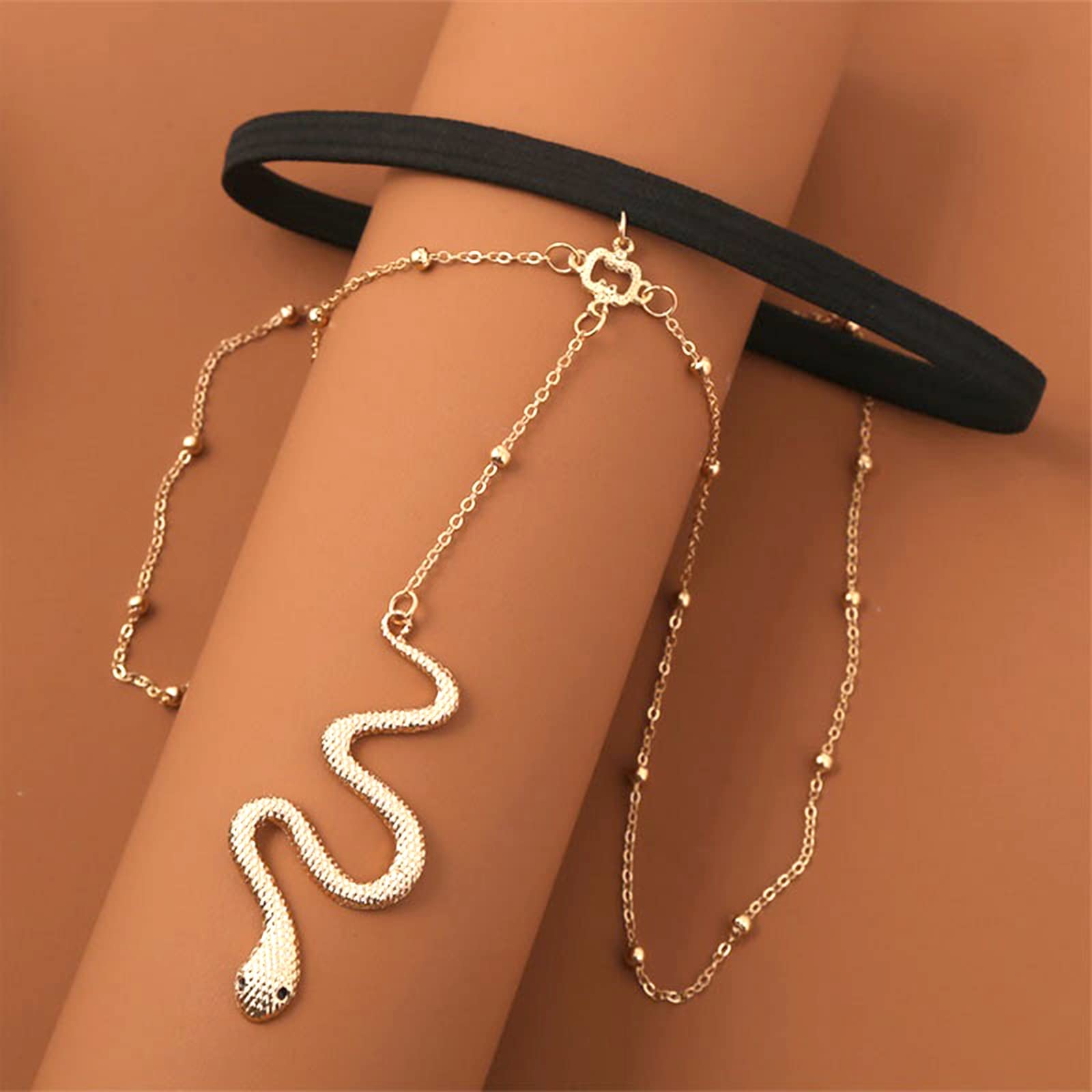 Sexy Women's Body Chains - Waist Chain, Leg Chain, Bikini Belly Jewelry for Beach & Festival | Thin Crossover Bra Body Jewelry for Women