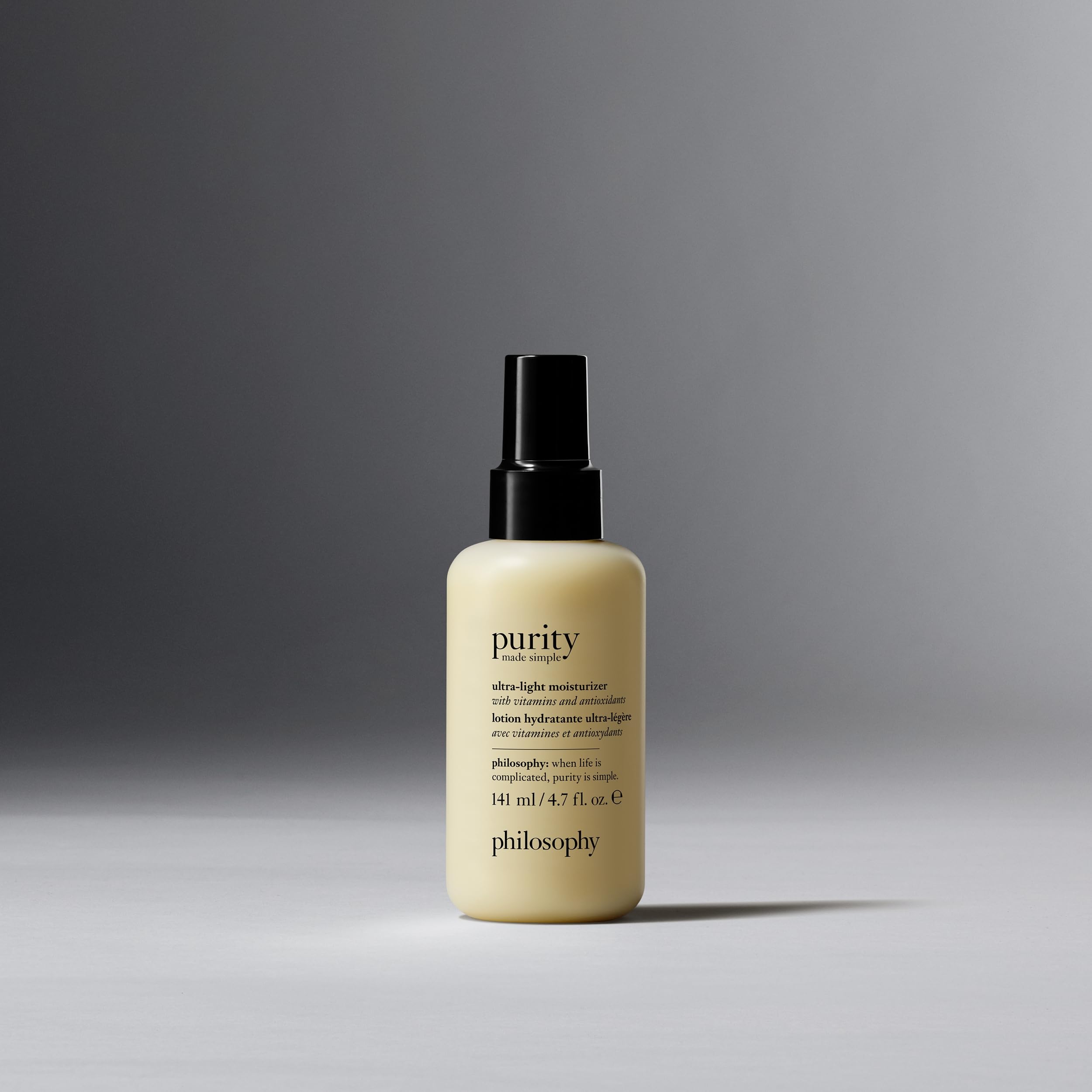 Philosophy Purity Made Simple Pore Face Moisturizer with Vitamins C & E, Green Tea, Meadowfoam Seed Oil & Chia Seed Oil - Ultra-Light Nourishing Formula for 24-Hour Hydration | Daily Skincare for Oily, Combination & Sensitive Skin | Perfect for Morning & Night Routine