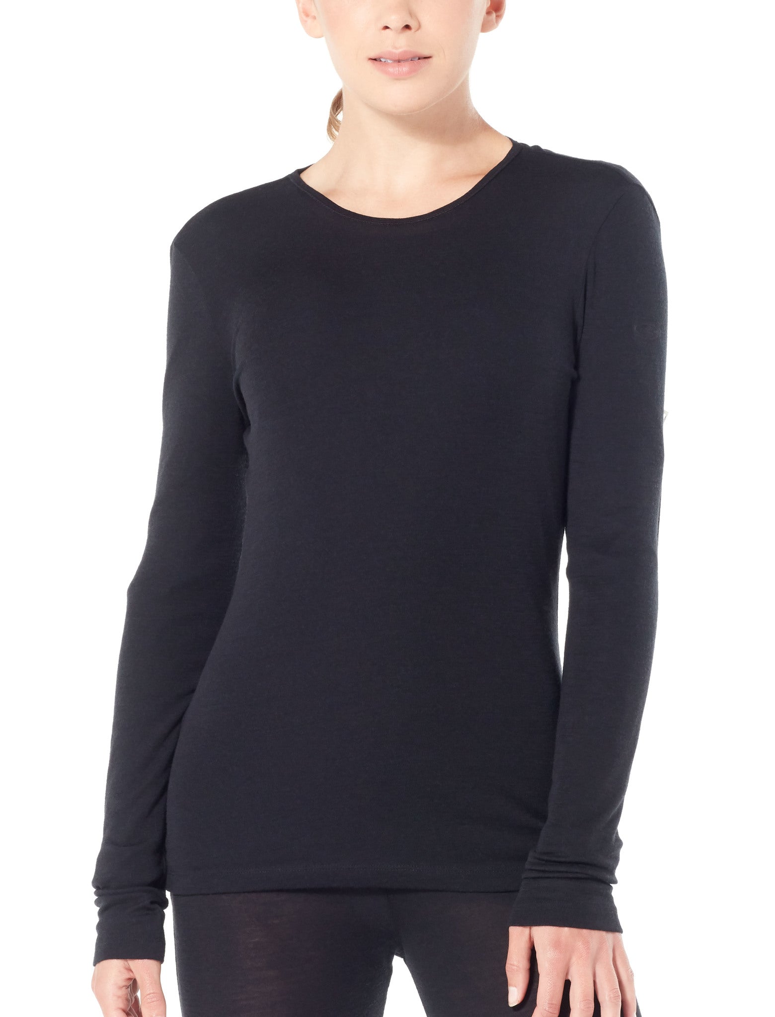 175 Everyday Long Sleeve Crewneck T-Shirt for Women | Soft Cotton Round Neck Basic Top | Perfect for Casual Wear, Layering & Everyday Comfort