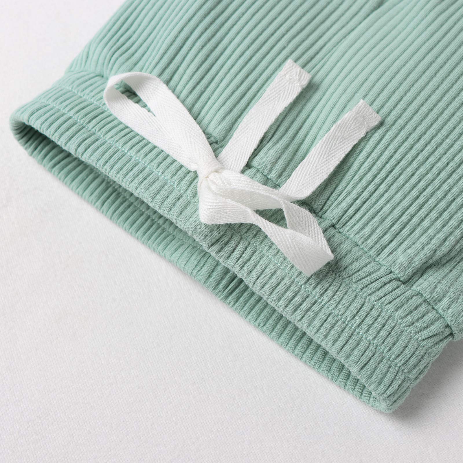 Newborn Baby Girl & Boy Fall Winter Outfits - Soft Cotton Knit Romper & Pants Set (3-24 Months) | Cozy Long Sleeve Infant Clothes for Playdates, Family Photos & Holiday Gatherings