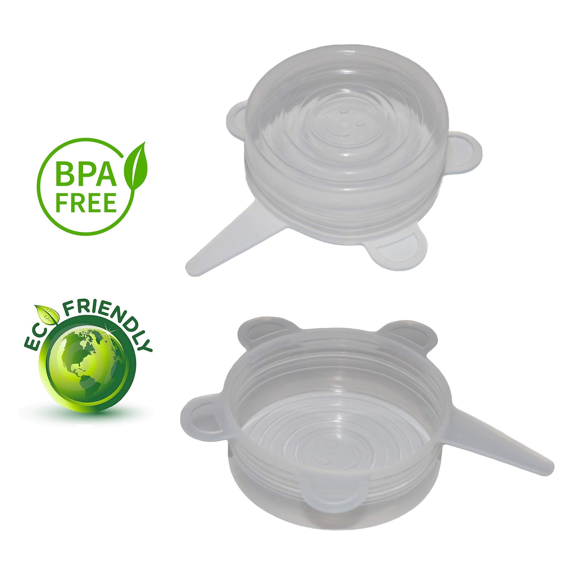 Stretchable Silicone Can Lids - 4 Pack Universal Pet Food Can Covers for Cats & Dogs - Airtight Freshness Seal for Small Canned Food Storage - Perfect for Wet Food Preservation, Meal Prep & Leftovers