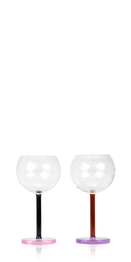 Premium Bilboquet Wine Glasses Set of 4 - Elegant Stemware for Red & White Wine - Perfect for Dinner Parties, Weddings & Home Entertaining