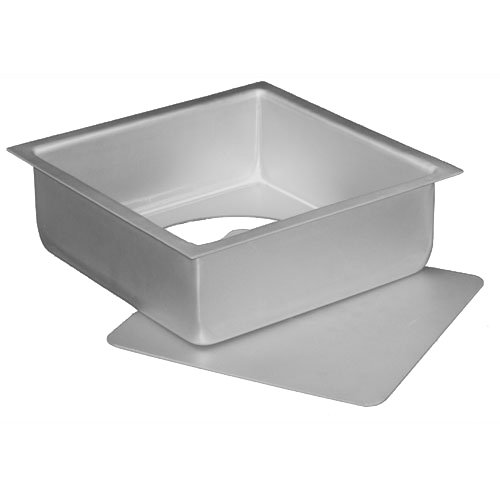 Fat Daddio's 8x8x3 Inch Square Cheesecake Baking Pans - Set of 6 Non-Stick Cake Pans for Perfect Cheesecakes, Brownies & Desserts - Ideal for Home Bakers & Professional Kitchens