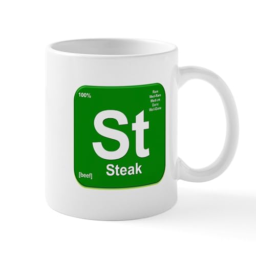 White - St (Steak) Element Mug