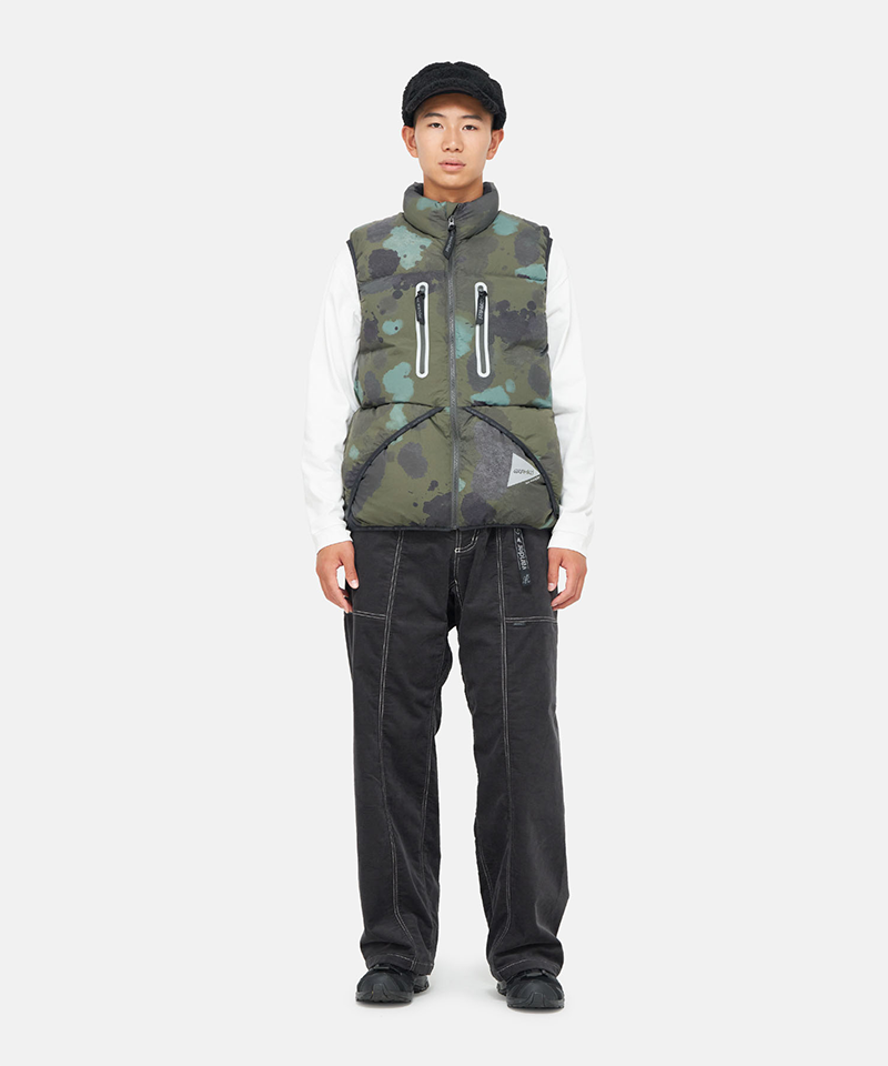 Gramicci x and wander Down Vest - Lightweight Insulated Puffer Vest for Men & Women - Perfect for Hiking, Camping, and Outdoor Adventures