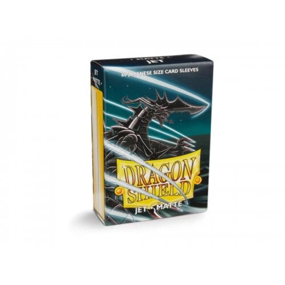Arcane Tinman Dragon Shield Japanese Jet Matte Card Sleeves (60 Count) - Premium Protection for MTG, Yu-Gi-Oh, and Collectible Card Games - Perfect for Tournaments, Game Nights & Card Storage