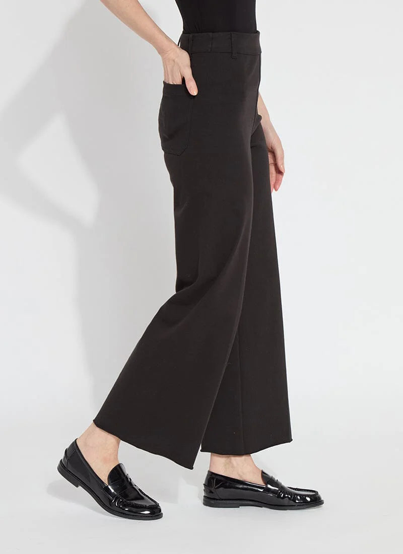 Erin Wide Leg Denim Jeans for Women - High Waisted Black Stretch Jeans - Comfortable & Stylish for Casual Wear, Office, or Date Night