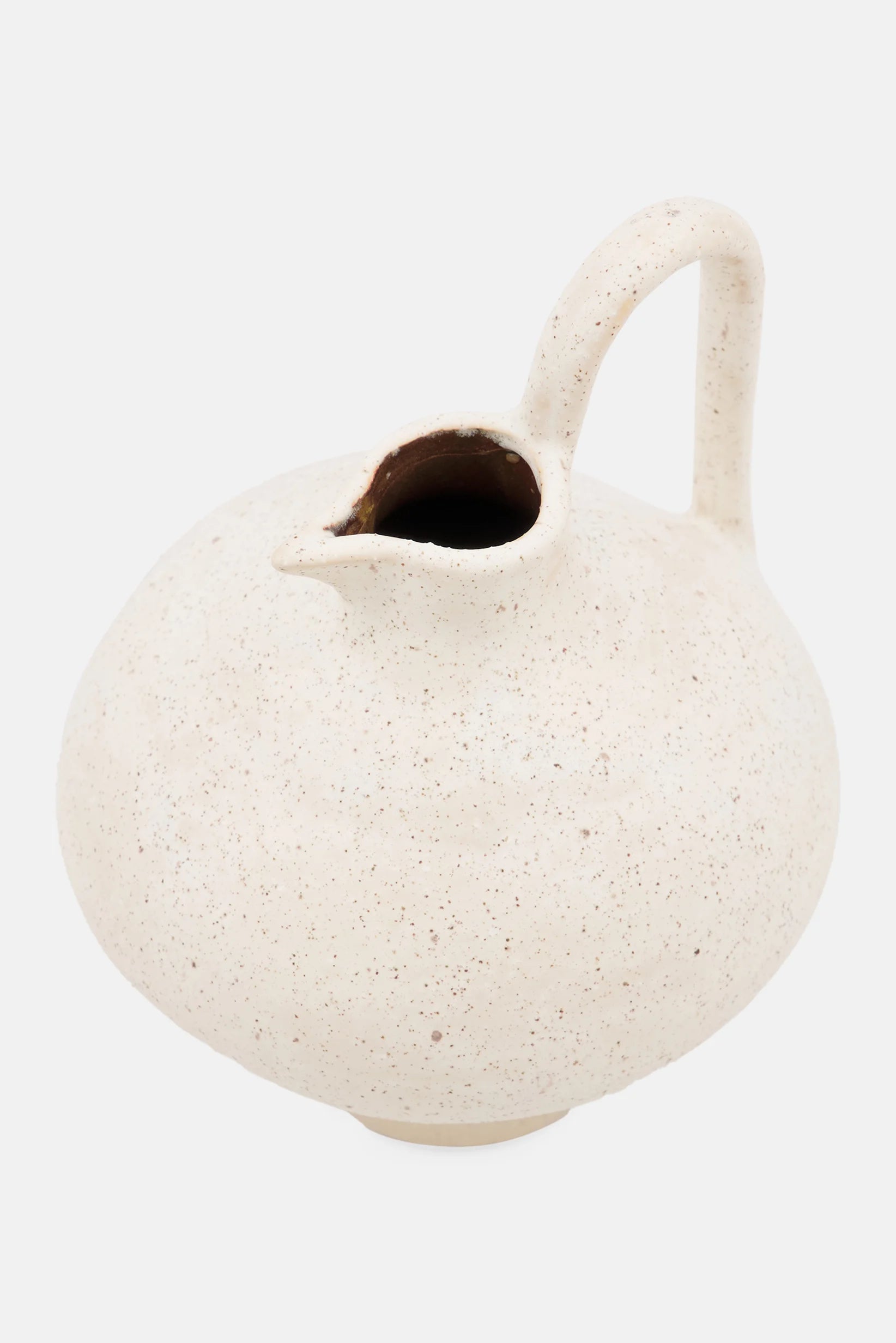 Umbria Pitcher with Tall Handle - Elegant Glass Water Pitcher for Iced Tea, Lemonade & Beverages - Perfect for Parties, Dining & Home Decor