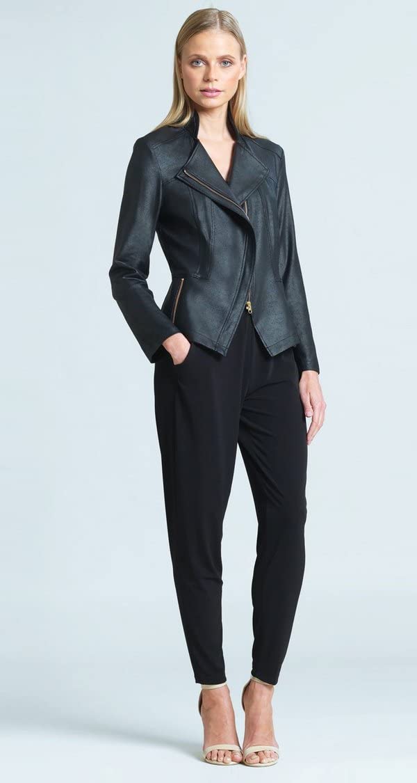 Premium Liquid Leather Signature Women's Jacket - Stylish & Durable Outerwear for Fall & Winter | Perfect for Casual Outings, Office Wear & Night Out