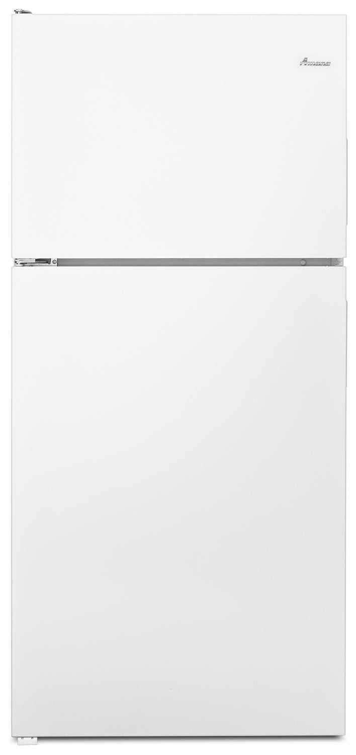 Amana 18.15 Cu. Ft. White Top Freezer Refrigerator ART318FFDW - Energy Efficient Kitchen Appliance for Homes & Apartments