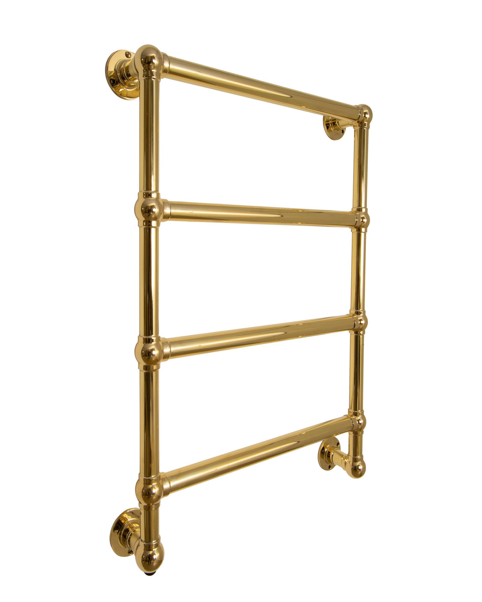 London Brass Hand Towel Holder with Electrical Outlet - Perfect for Bathroom, Kitchen, and Spa Decor