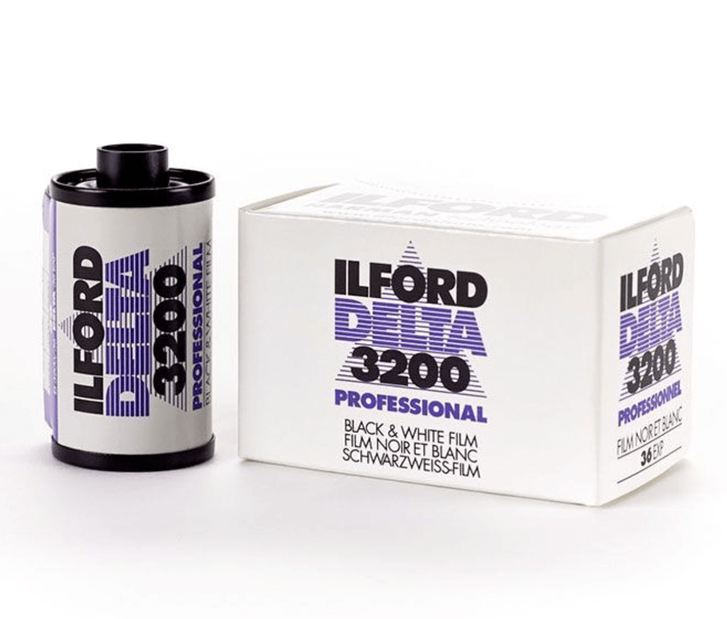 Ilford Delta Pro 3200 Black & White 35mm Film - 36 Exposures | High-Speed ISO 3200 for Low Light & Night Photography | Perfect for Street, Concert & Documentary Shooting