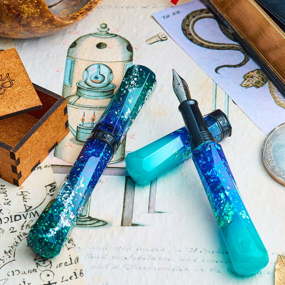 Benu Scepter Fountain Pen - Grand Scepter XI Luxury Writing Instrument for Calligraphy, Journaling & Gift Giving | Premium Nib Pen for Professionals & Collectors