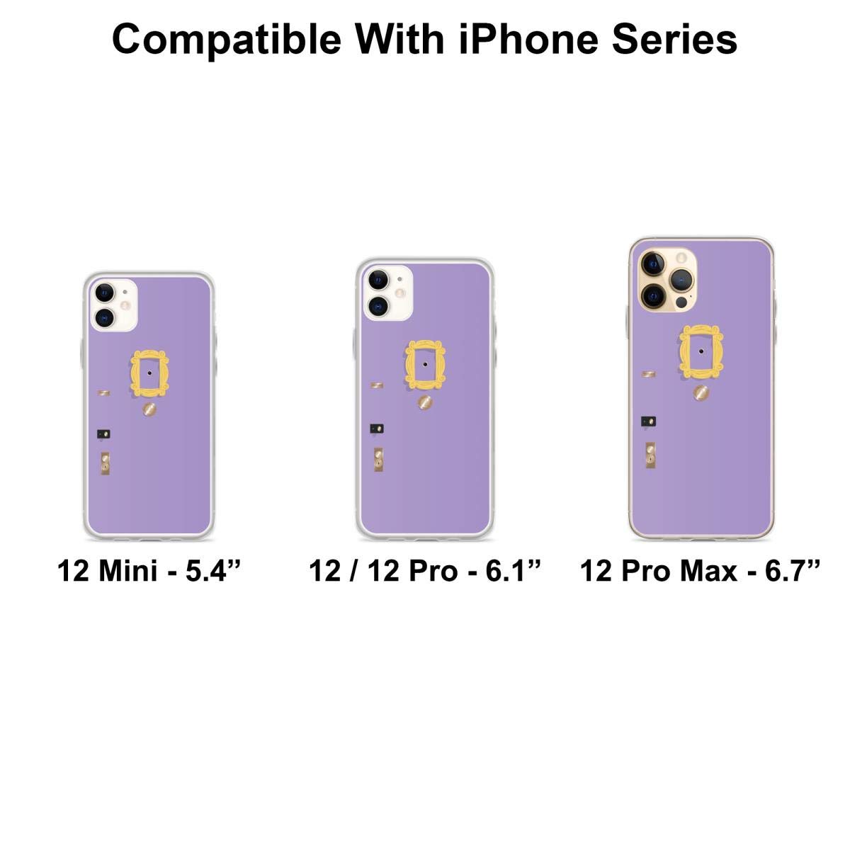 Apartment Door Design Phone Case for iPhone 15 14 13 12 11 Pro Max Mini X Xs Xr 8 7 6 6s Plus - Clear Transparent Protective Cover - Perfect for Home, Office & Daily Use